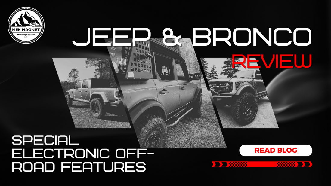 Exploring the Special Electronic Off-Road Features in the Jeep Wrangler and Ford Bronco