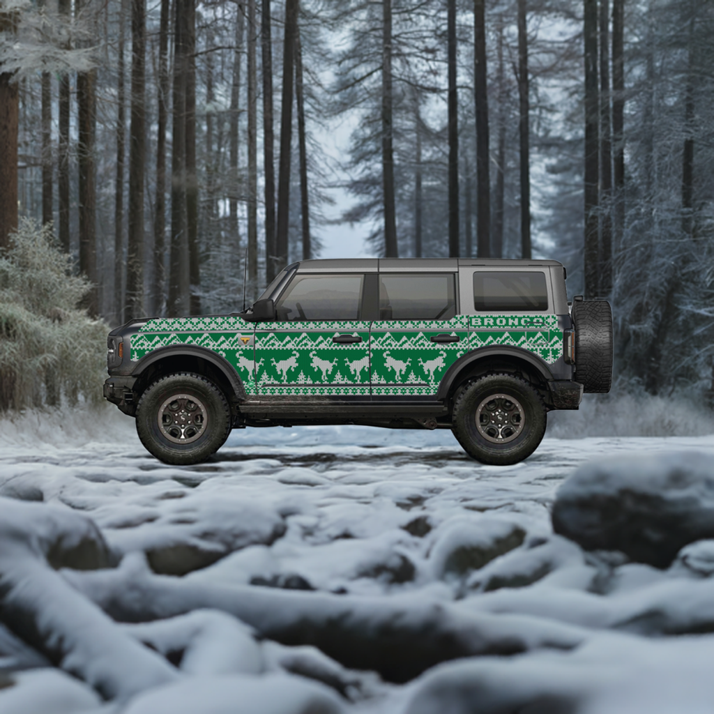 MEK Removable Trail Armor: Bronco 4D Ugly Sweater Holiday Edition